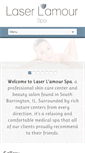 Mobile Screenshot of laserlamourspa.com